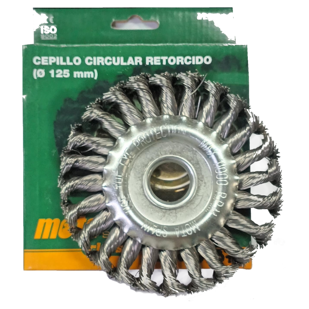 Cepillo De Acero Retorcido MOTA 125mm - Imagen 2