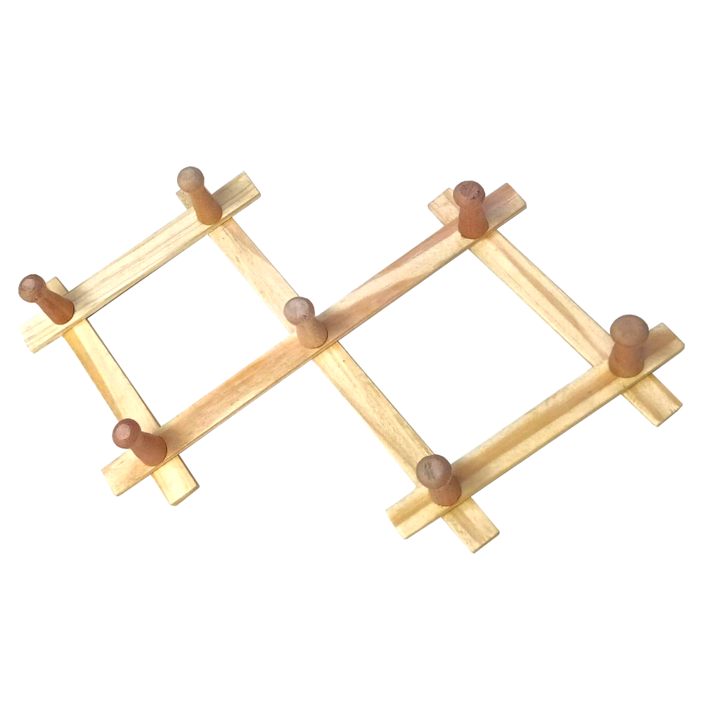 Perchero De Madera Plegable X7