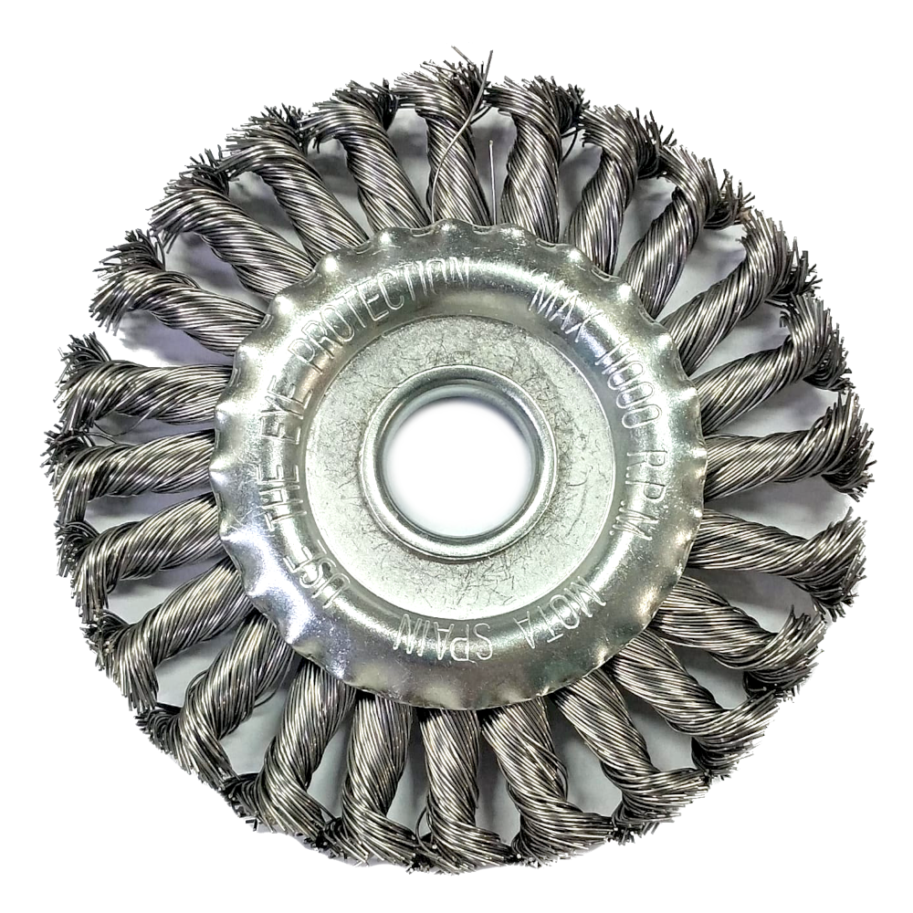 Cepillo De Acero Retorcido MOTA 125mm