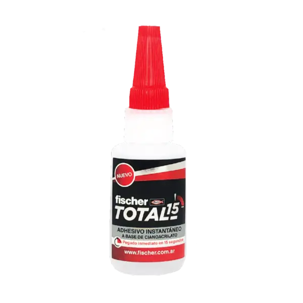 Adhesivo Instantaneo FISCHER Total 15 20Gr.