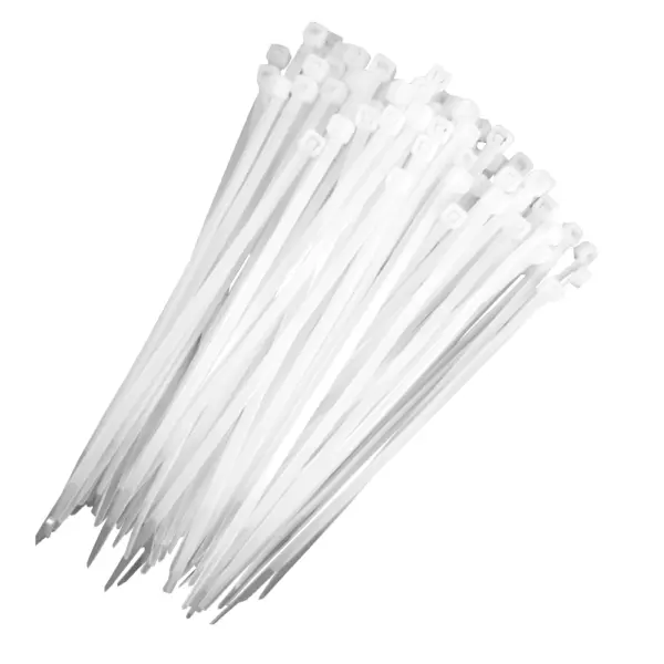 Bolsa De Precinto Nylon Blanco 4.8mm X 20cm 50 Unidades