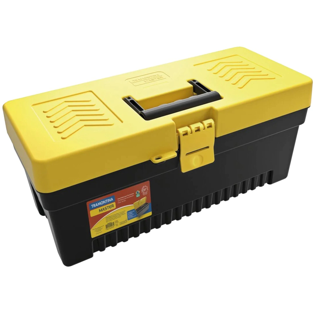 Caja De Herramientas Tramontina Master 17" Cierre Plastico Sin Bandeja