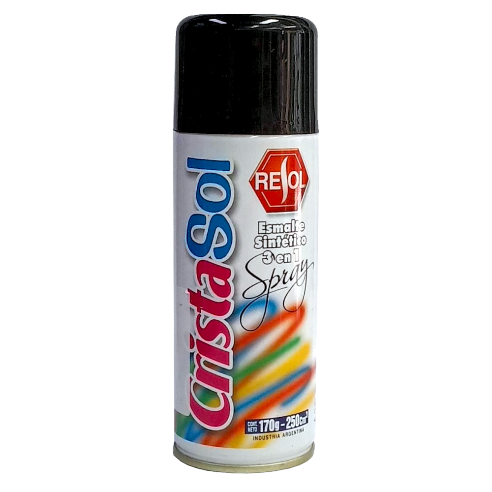 Aerosol Negro CRISTASOL Brillante 250cc