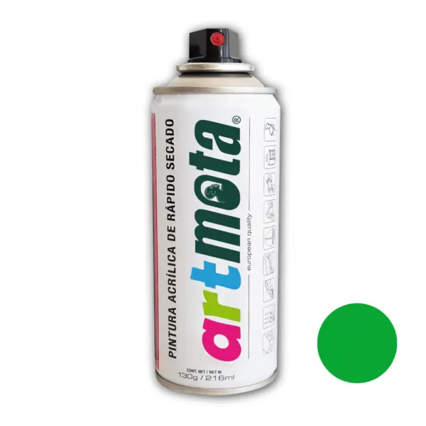 Aerosol ARTMOTA Verde Lima 216Ml La17
