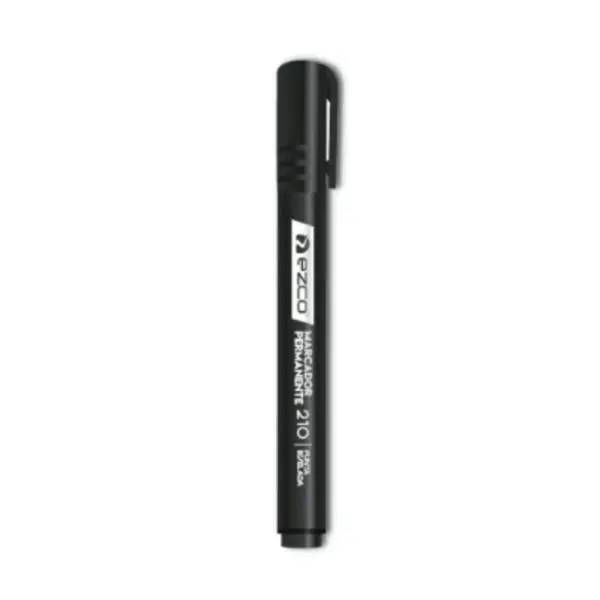 Marcador Fibron Permanente Negro