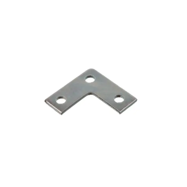 Escuadra Plana Zincada 25 X 25mm