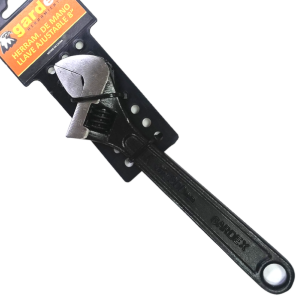 Llave Francesa Ajustable GARDEX 8 Pulgadas