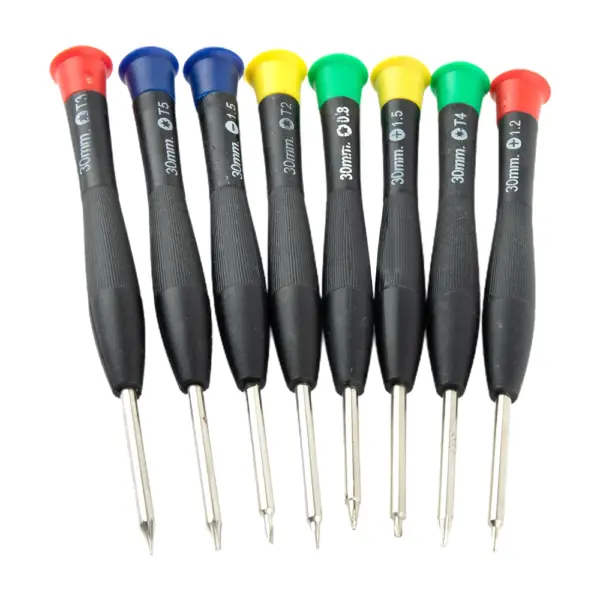 Juego Destornilladores Precision Torx Plano 8 Piezas