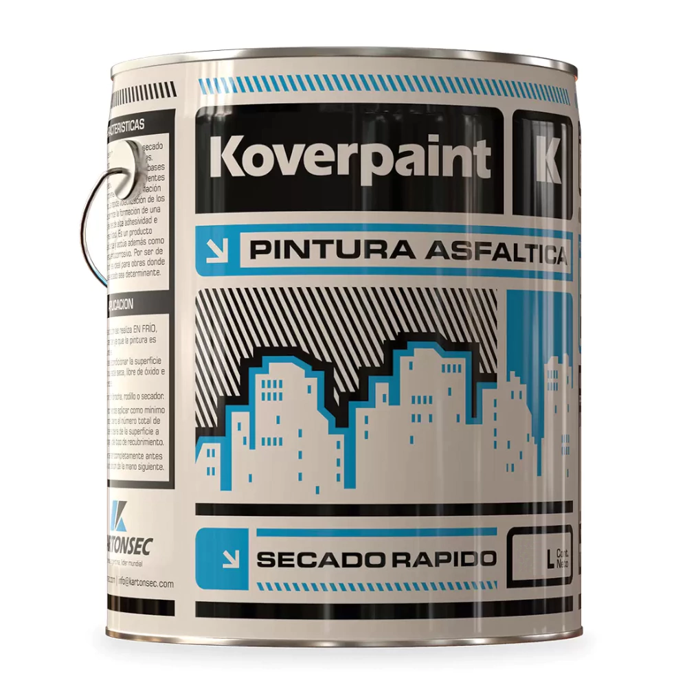 Pintura Asfaltica KOVERPAINT X 4 Litros