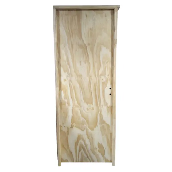 Puerta Economica Marco Madera 70 X 200cm Derecha