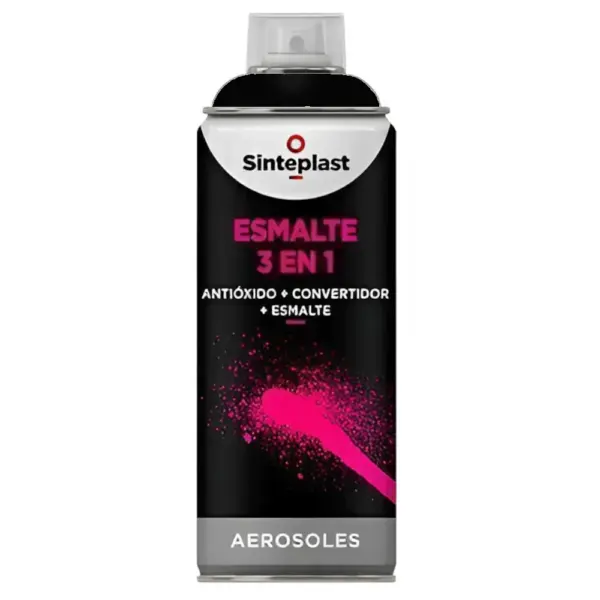 Aerosol Negro 3 En 1 SINTEPLAST 440Cm3