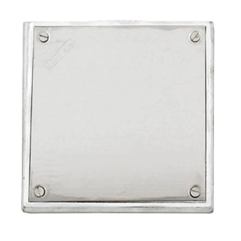 Tapa Doble Ciega Y Marco De Acero 20 X 20cm CASAL