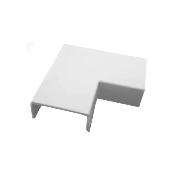 Terminación Curva Exterior Plana Para Cablecanal 14 X 7 mm