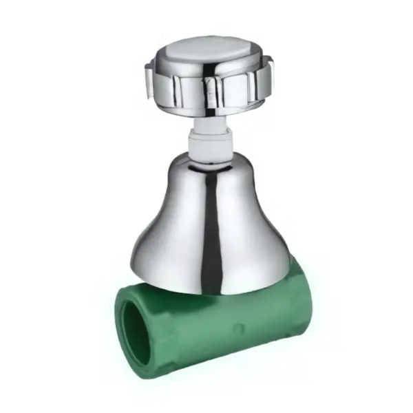 llave De Paso Plastica Cromada Fusion 25 IPS PVC
