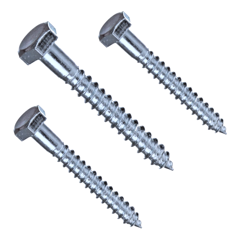 Tornillo Tirafondo 6.35 X 63.50mm 100 Unidades