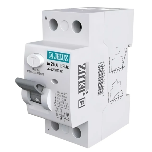 Disyuntor Diferencial 2 X 25A JELUZ