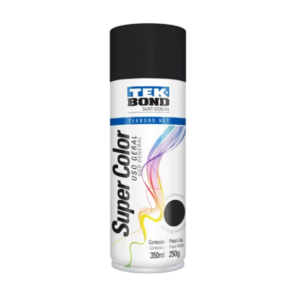 Aerosol Tek Bond Negro Mate 350Ml