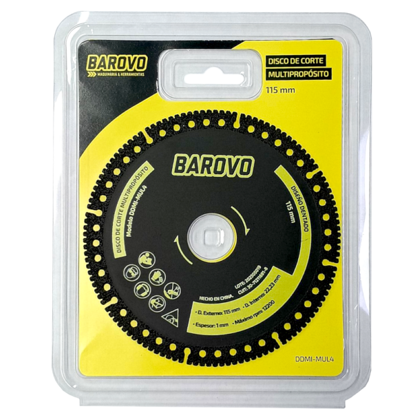 Disco Multimaterial 115mm Barovo
