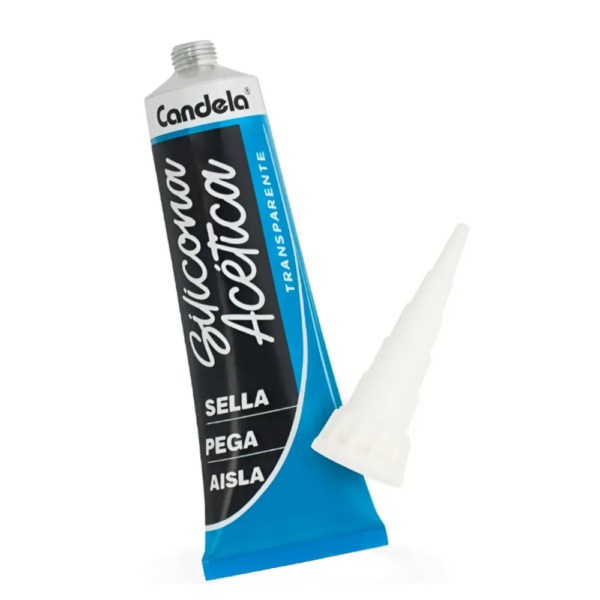 Silicona Acetica CANDELA 85ml Transparente