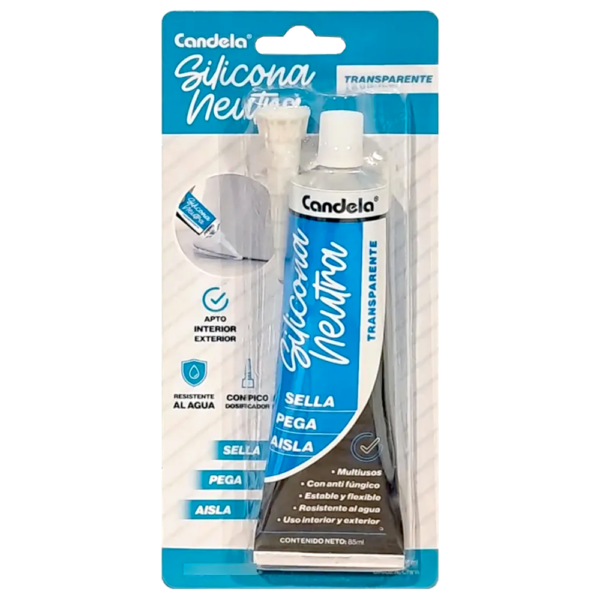 Silicona Neutra Candela 85Ml Transparente