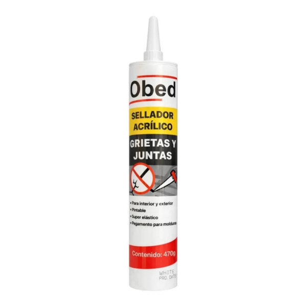 Sellador Acrilico Blanco OBED 470Gr