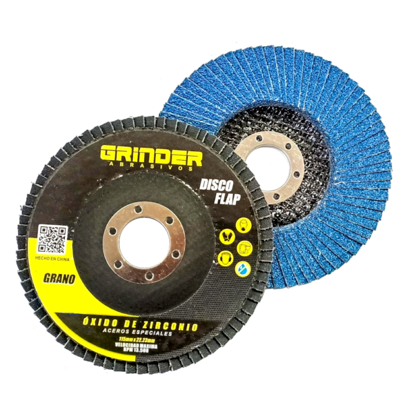 Disco Flap De Zirconio 115mm Grano 80 GRINDER