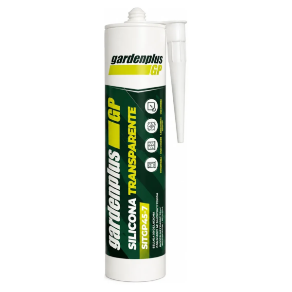 Silicona Acetica Transparente GARDENPLUS 280Ml