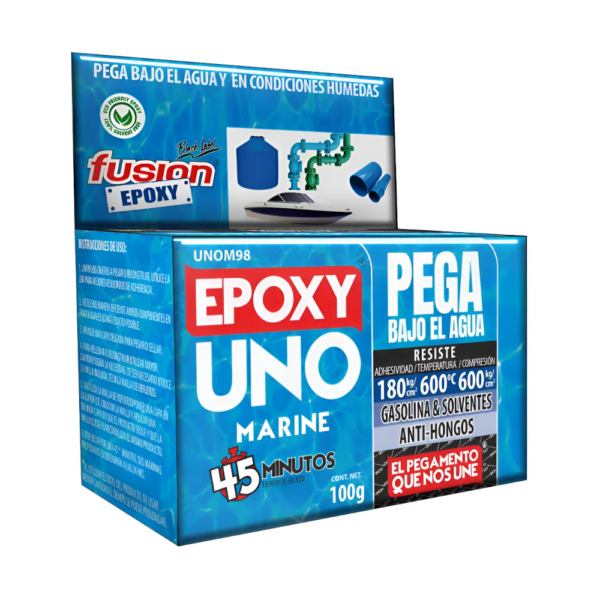Adhesivo Epoxy Marino Azul 100Ml FUSION EPOXY